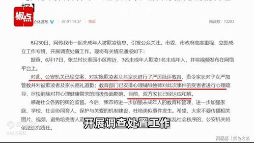 多人在停车场围殴未成年人，官方通报揭示事件始末及处理结果